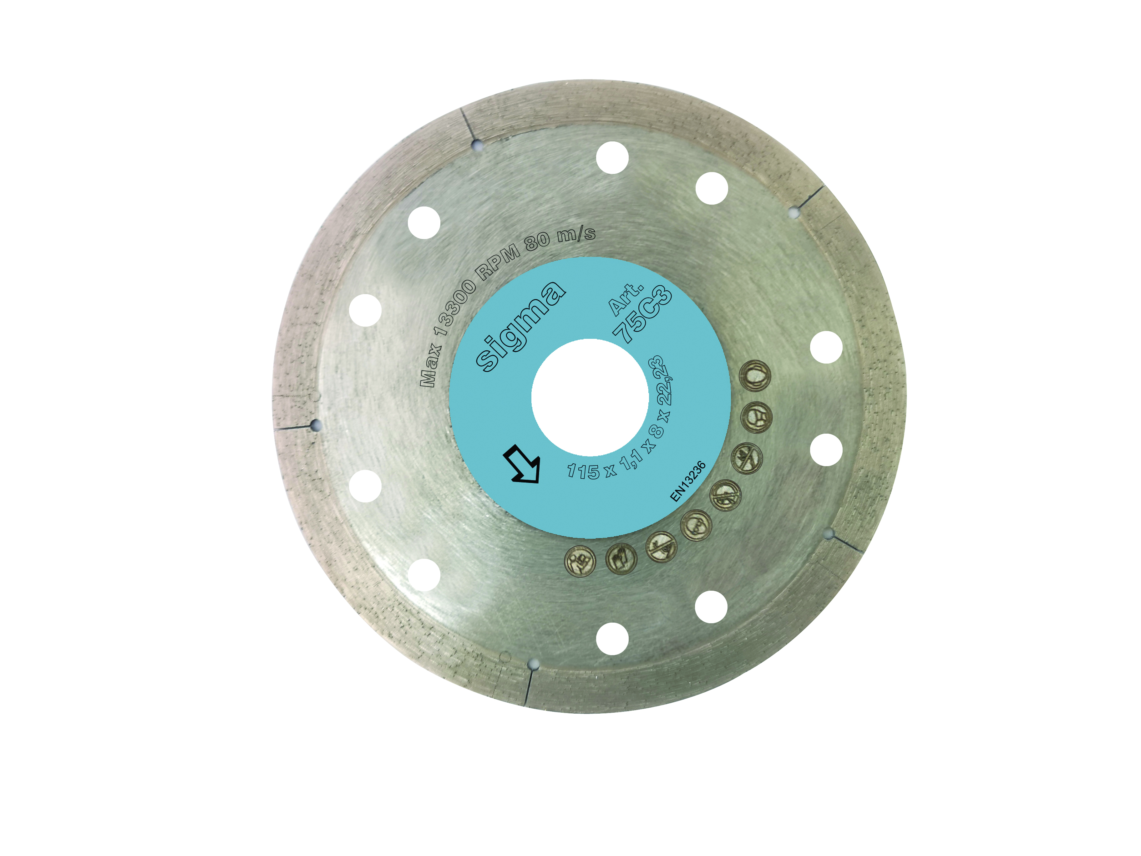 Wet/Dry Diamond Precision Miter Blade 4-1/2"