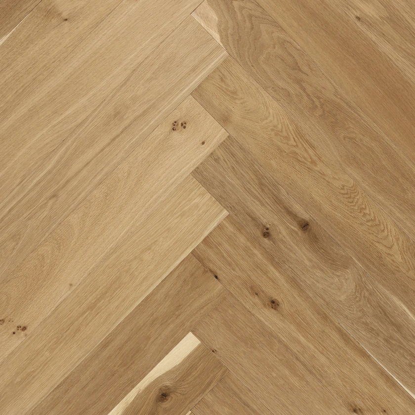 Engineered Hardwood Nouveau 7 Bespoke Herringbone Cottage Plank 5" - 3/4"