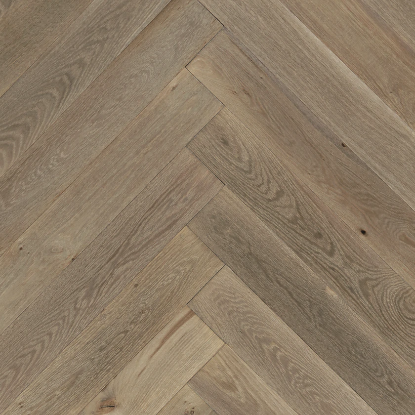 Engineered Hardwood Nouveau 7 Bespoke Herringbone Lake Promenade 5" - 3/4"