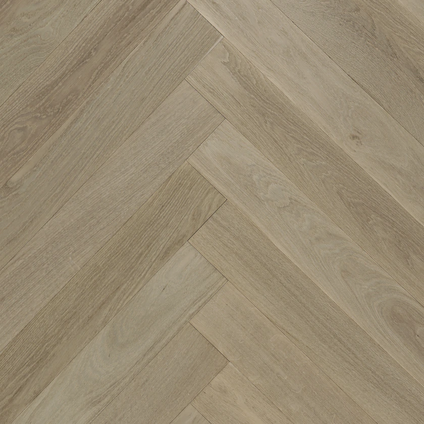 Engineered Hardwood Nouveau 7 Bespoke Herringbone Rooftop Loft 5" - 3/4"