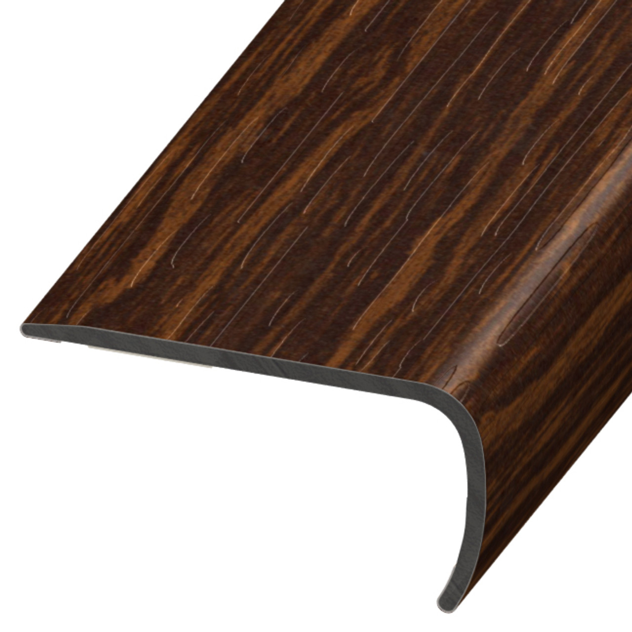 Stair Nose Standard VersaEdge PVC #2177 New Tigerwoood 1" (25.4 mm) x 2" x 94"