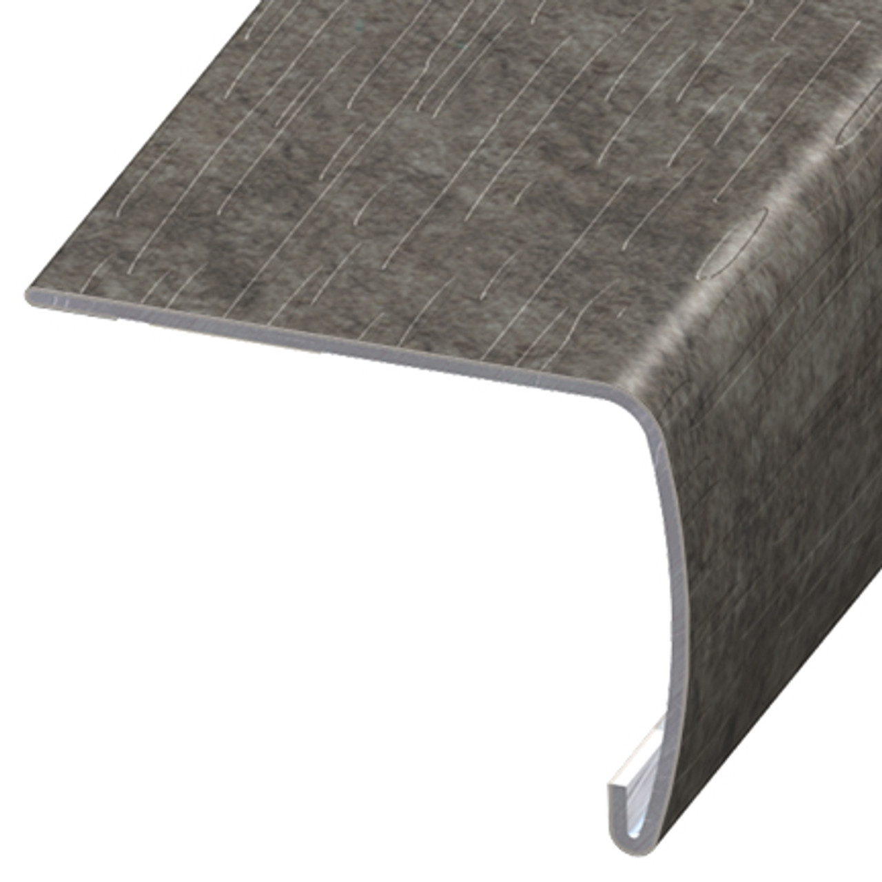 Nez de marche VersaEdge Extra Tall Aluminium #115282 Volcanic Slate 1-1/2" (38.1 mm) x 2" x 94"