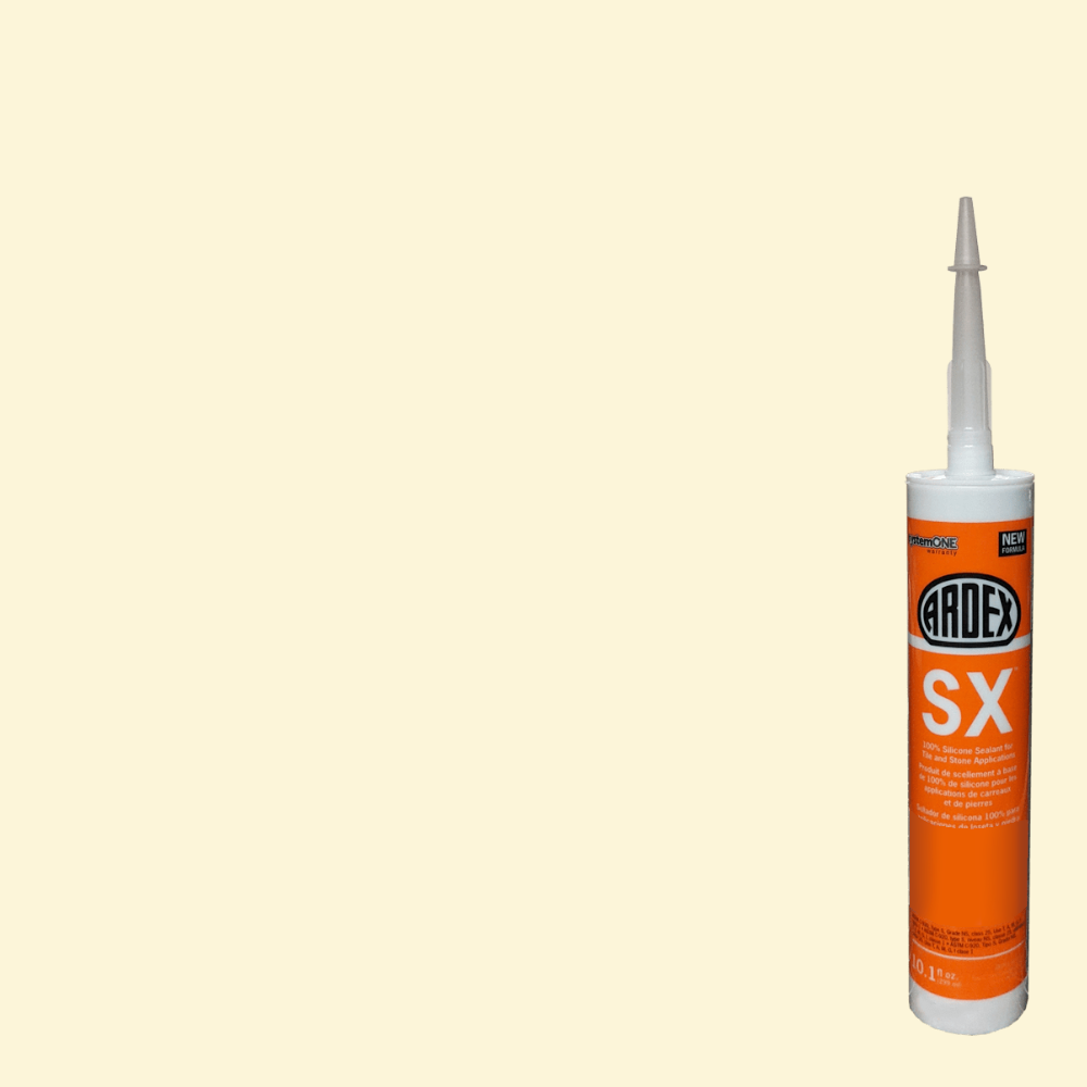 SX 100% Silicone Sealant for Tile & Stone - Natural Bone #36 - 10.1 oz 