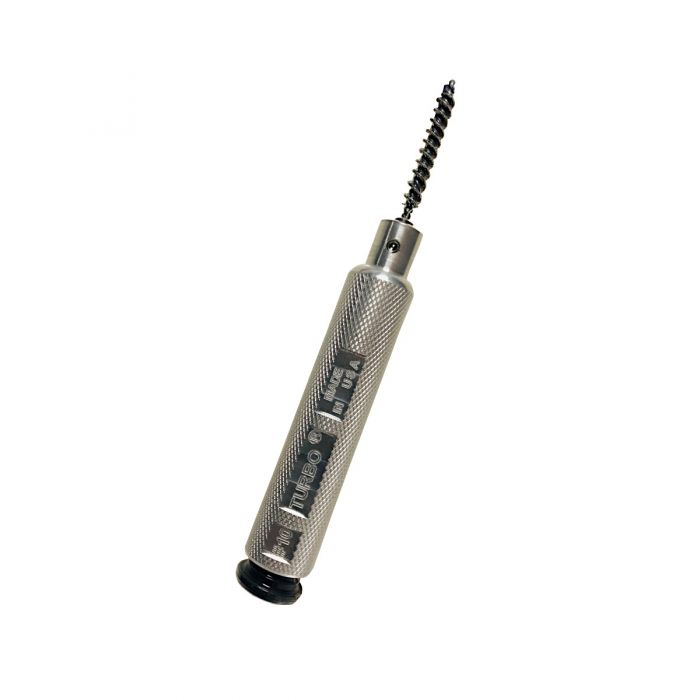 Poignée de brosse d'acier
