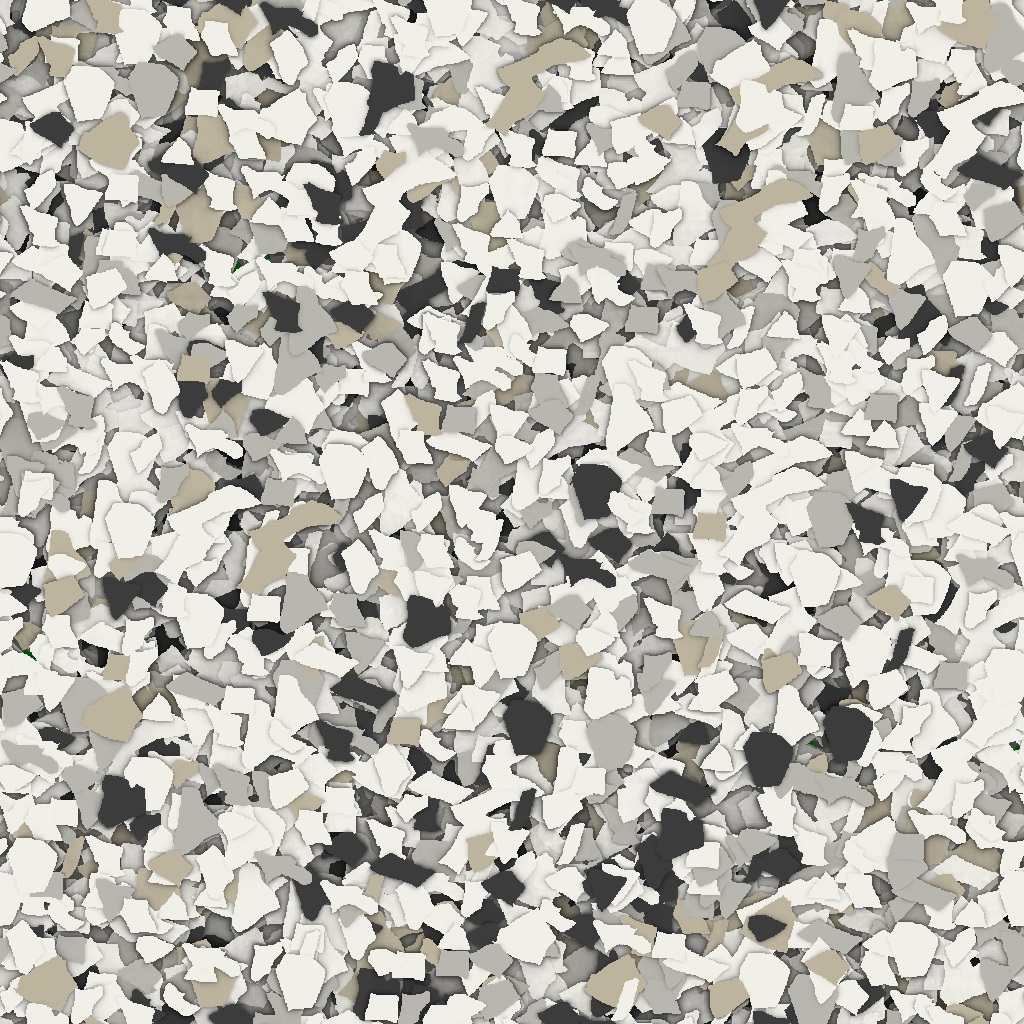 Epoxy Chips Garage #B424 Quicksilver 1/4" 40 lb