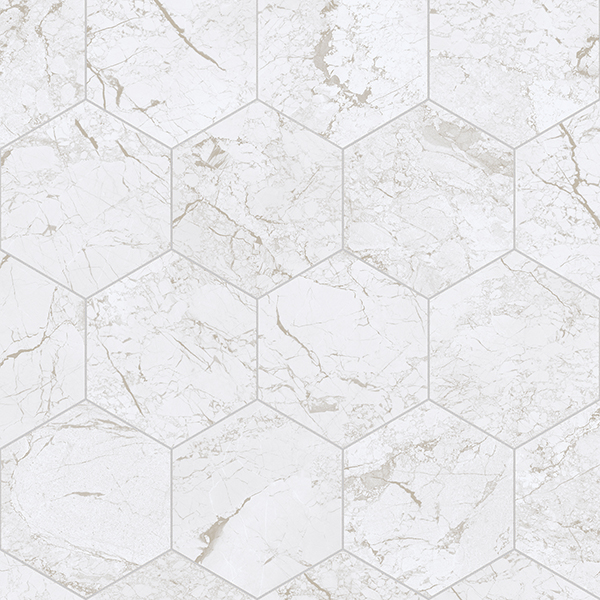 Vinyl Sheet TruTEX Nero Hex White 12' - 2 mm (Sold in Sqyd)