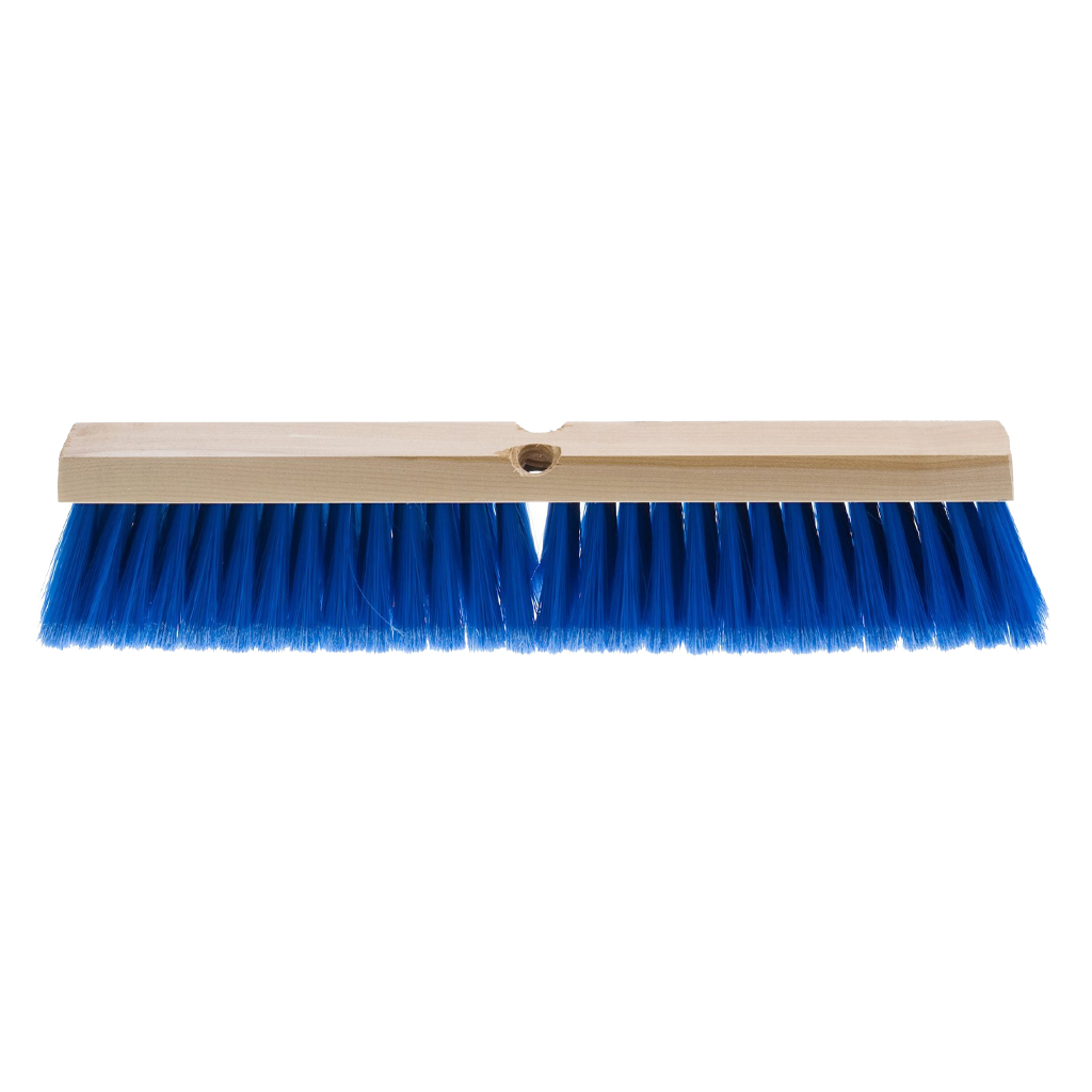 Balai à tête de balayage fin en fibre synthétique 36"