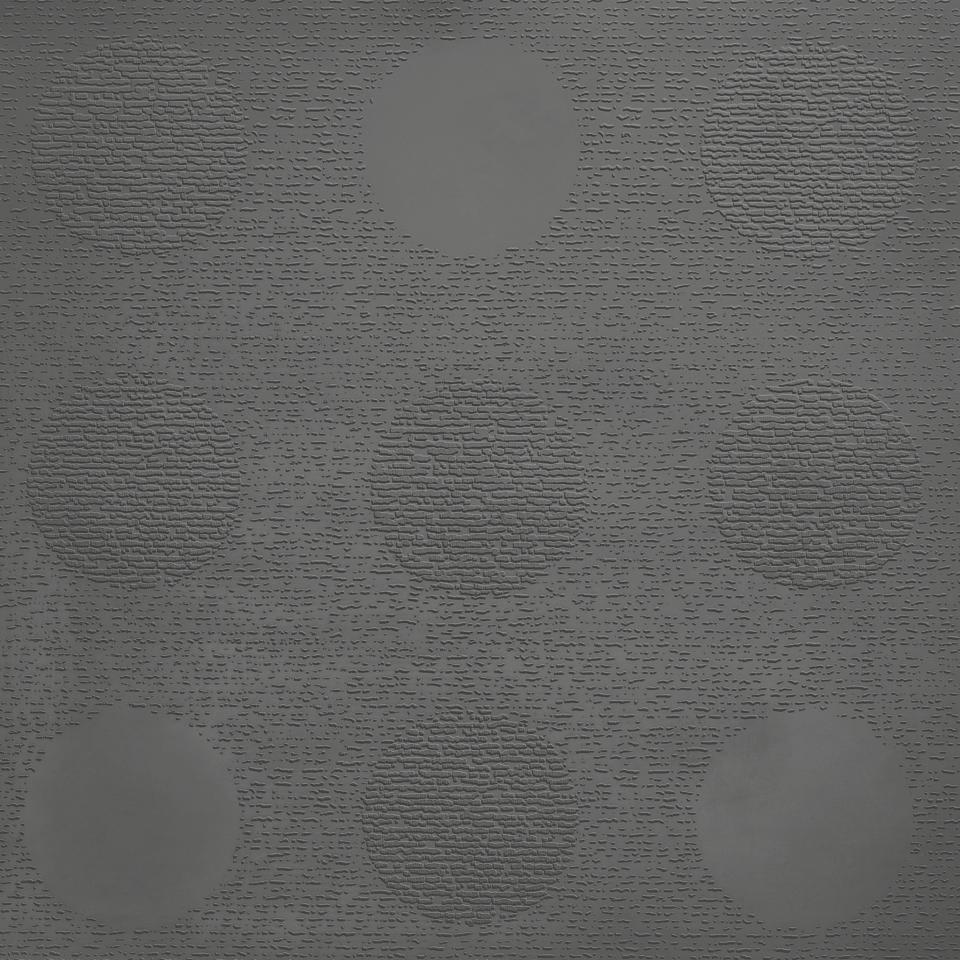 Johnsonite - Rubber Tile Circulinity Tic-Tac-Toe #20 Charcoal 24