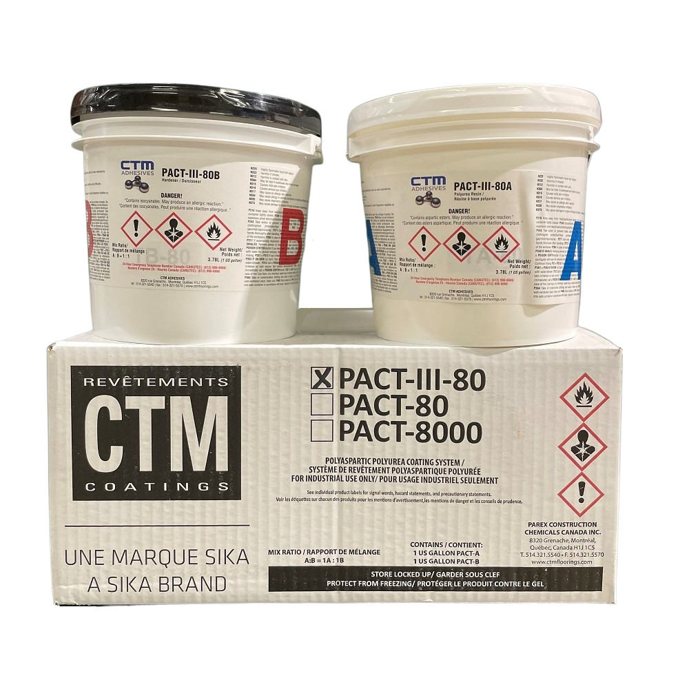 CTM - Polyurea Coating PACT-III-80 Part A+B - 2 Gal | FloorBox