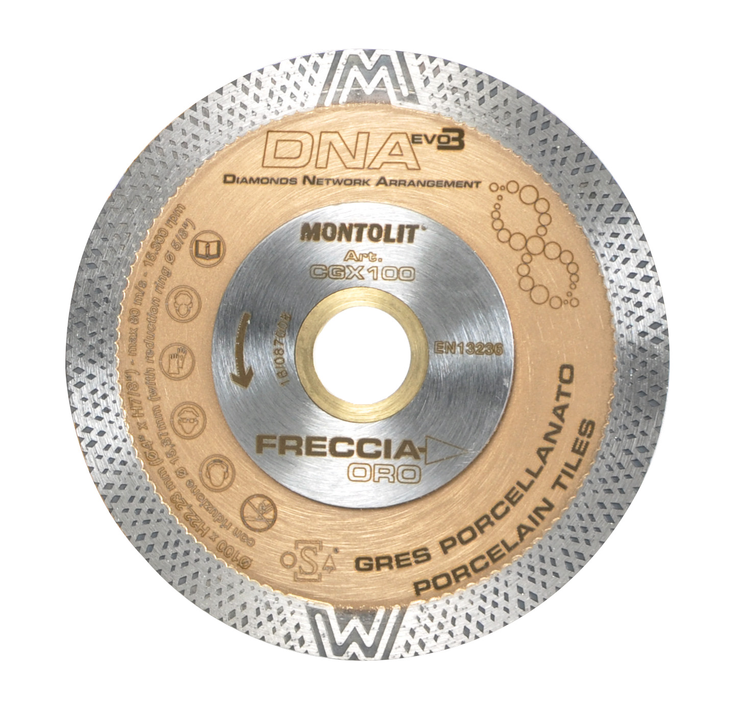 Diamond Wet/Dry Blade Freccia Ora 4"