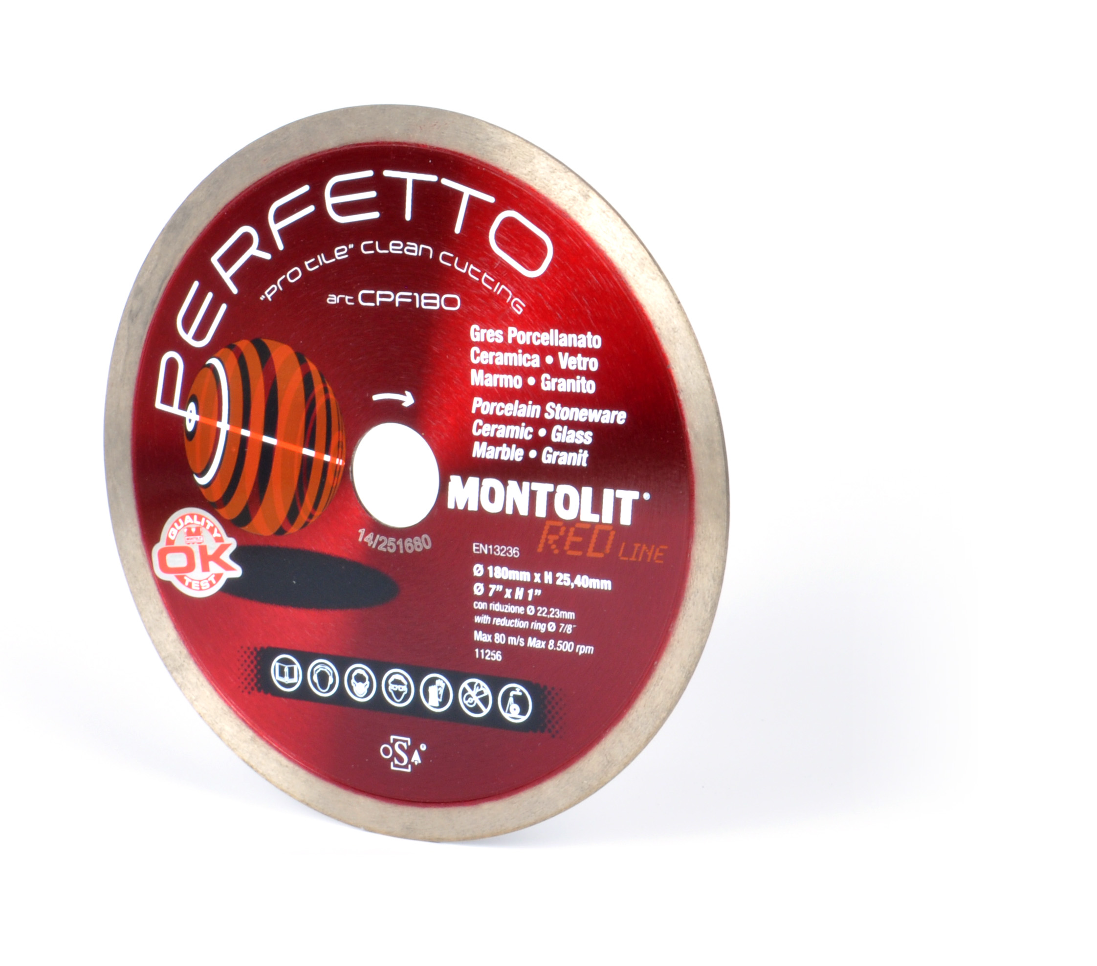 Perfetto Diamond Wet-Only Blade 7"