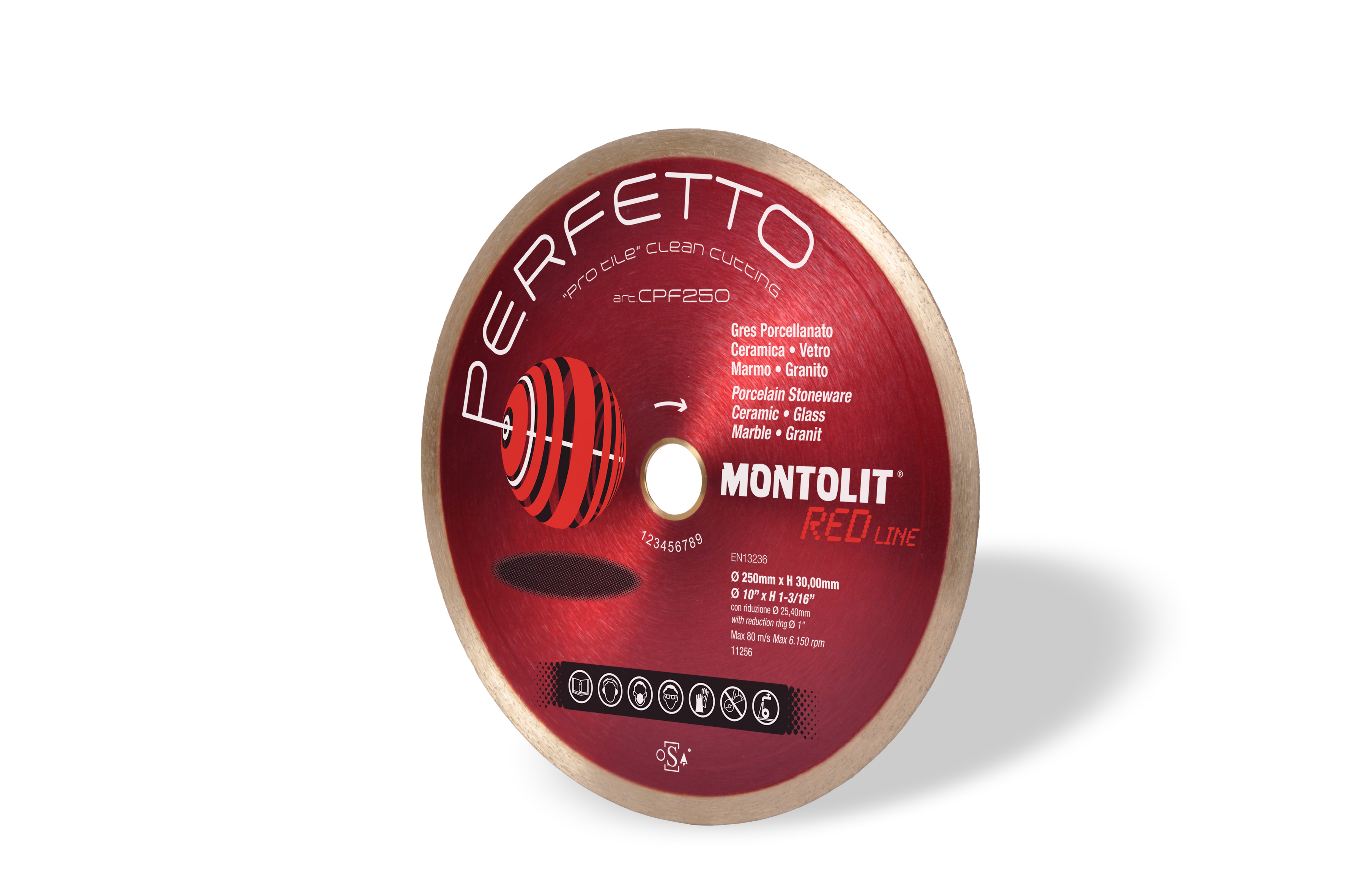 Perfetto Diamond Wet-Only Blade 10"