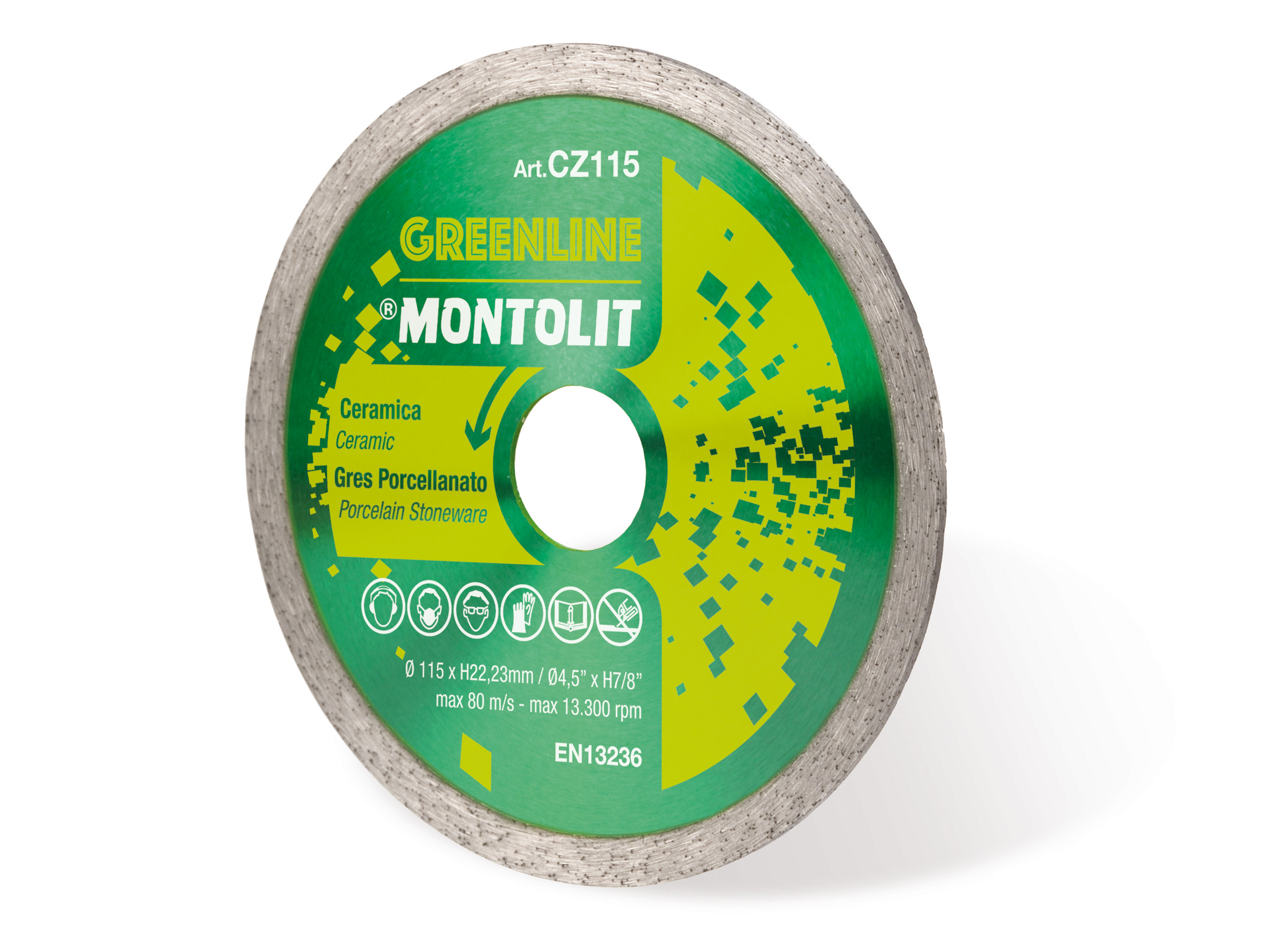 CiZeta Diamond Wet/Dry Blade Green Line 4 1/2"