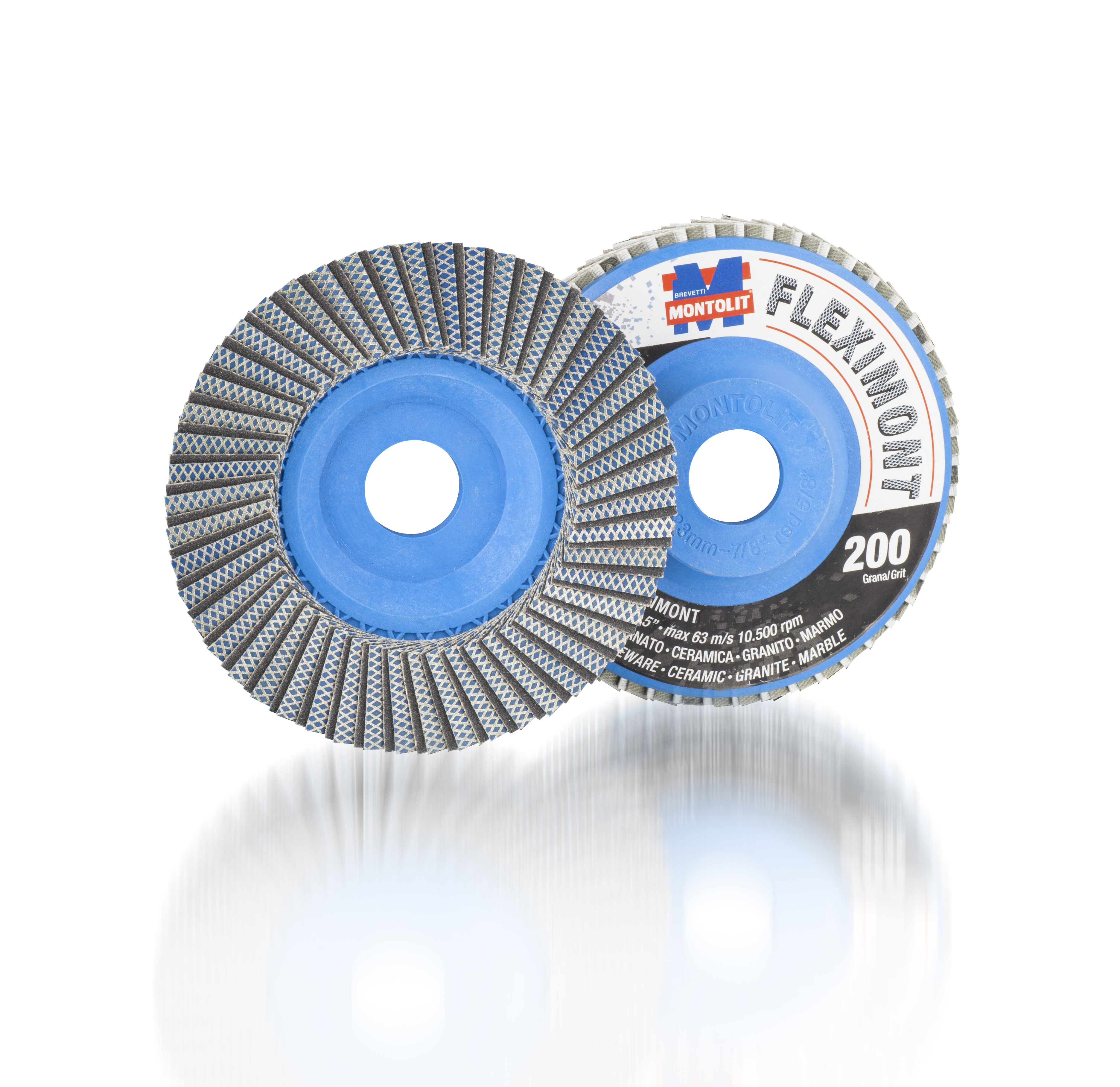 Fleximont Lamellar Diamond Grinding Wheel, Fine Grit 4 1/2"