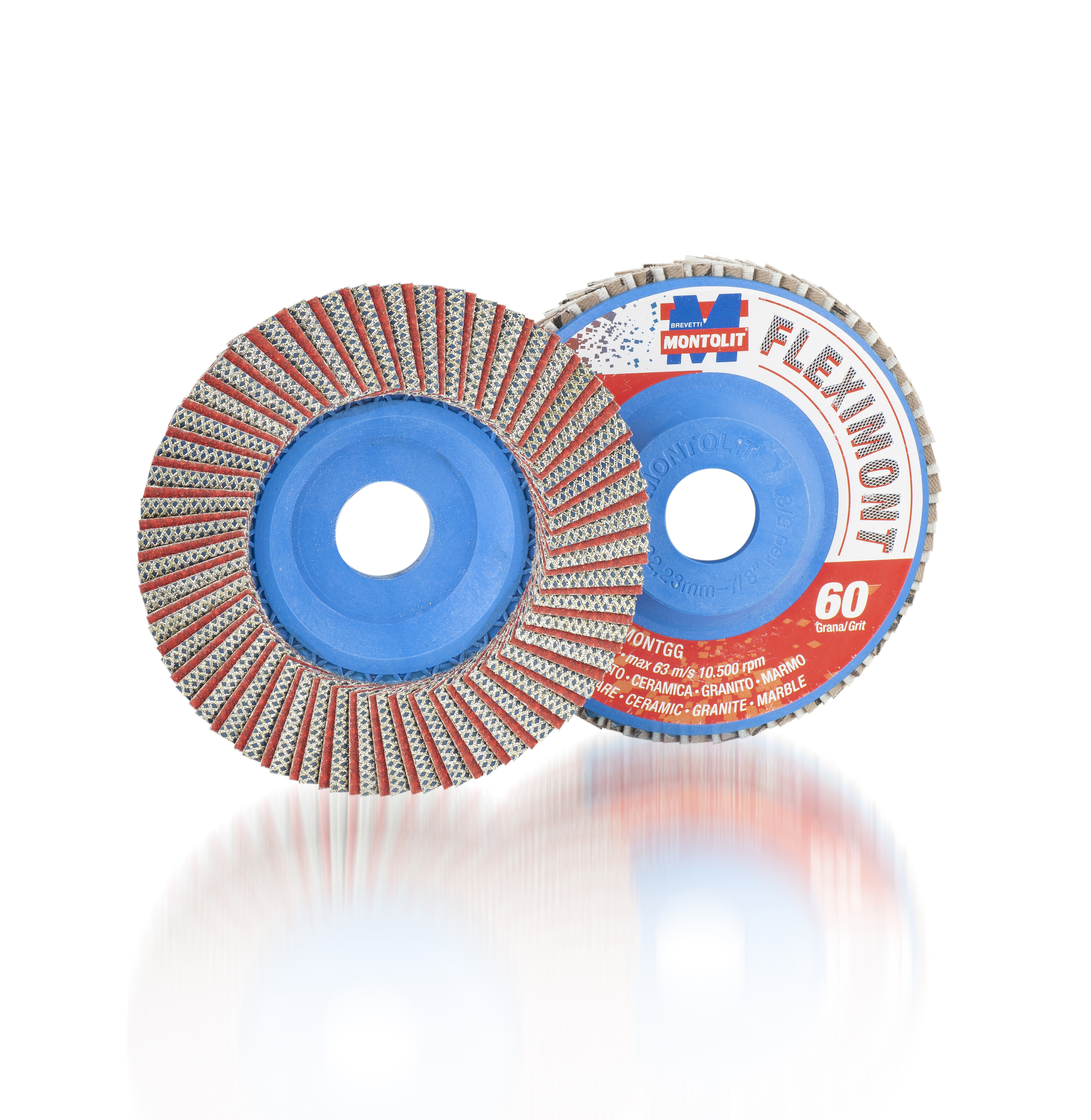 Fleximont Meule en diamant lamellaire, grain grossier 4 1/2"