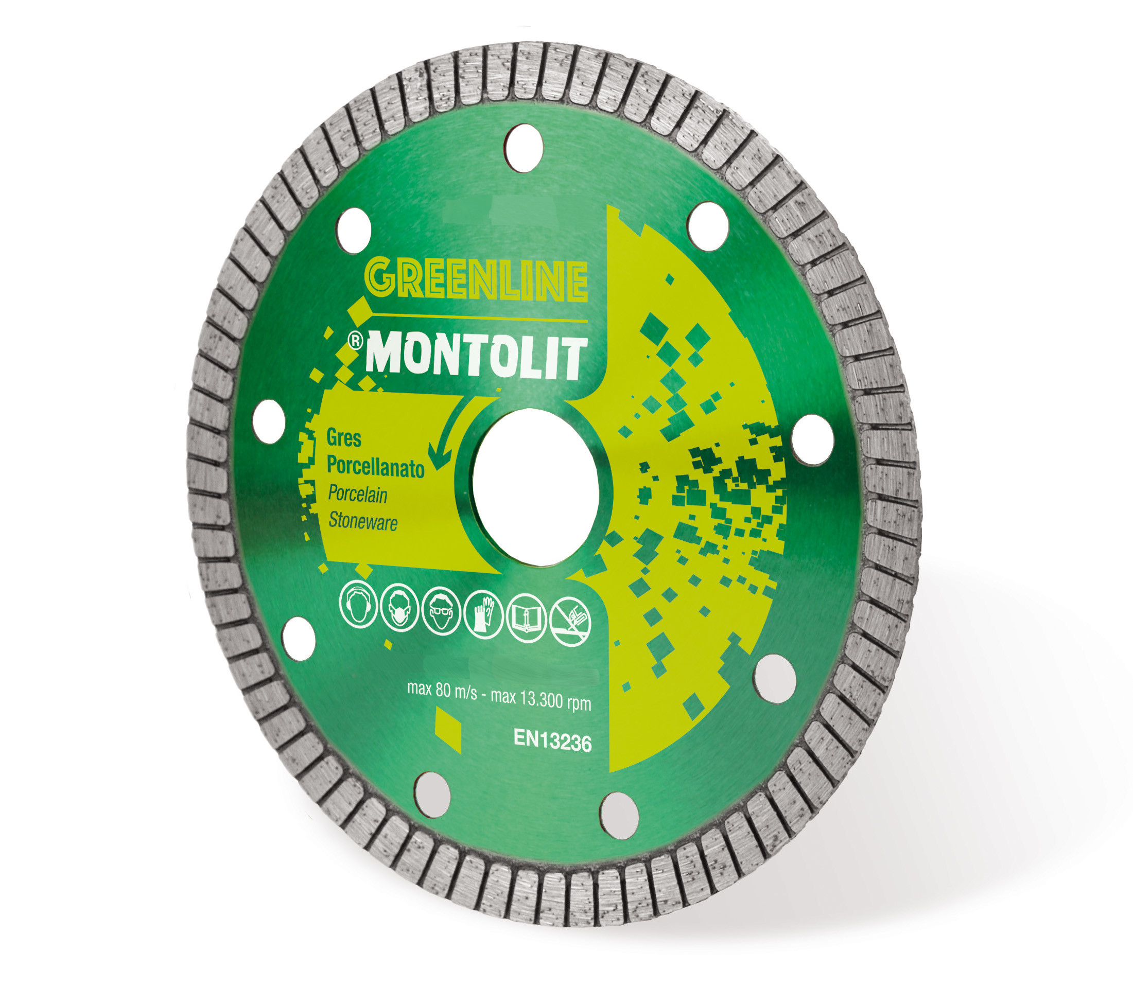 TURBO Diamond Wet/Dry Blade Green Line 4"