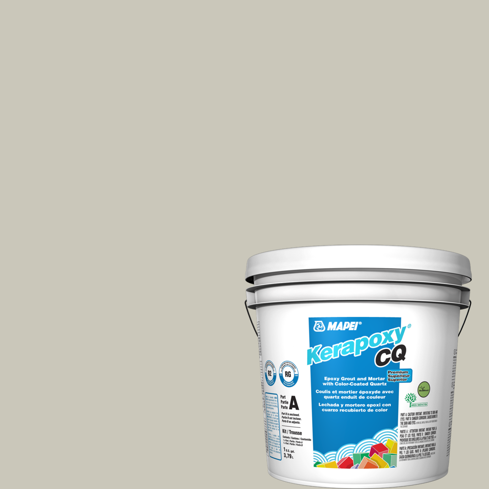 Kerapoxy CQ Premium Epoxy Grout with Color-Coated Quartz - #01 Alabaster - 3.79 L