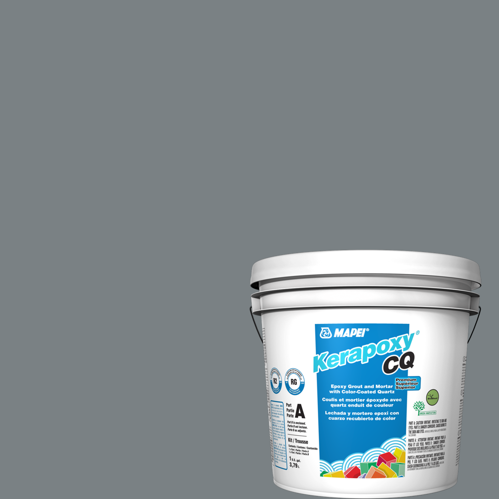 Kerapoxy CQ Premium Epoxy Grout with Color-Coated Quartz - #19 Pearl Gray - 3.79 L