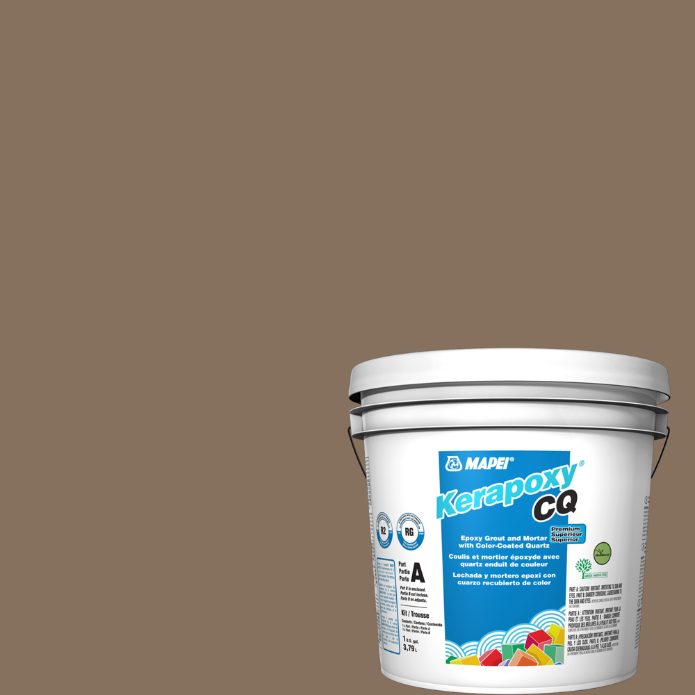 Kerapoxy CQ Premium Epoxy Grout with Color-Coated Quartz - #42 Mocha - 3.79 L