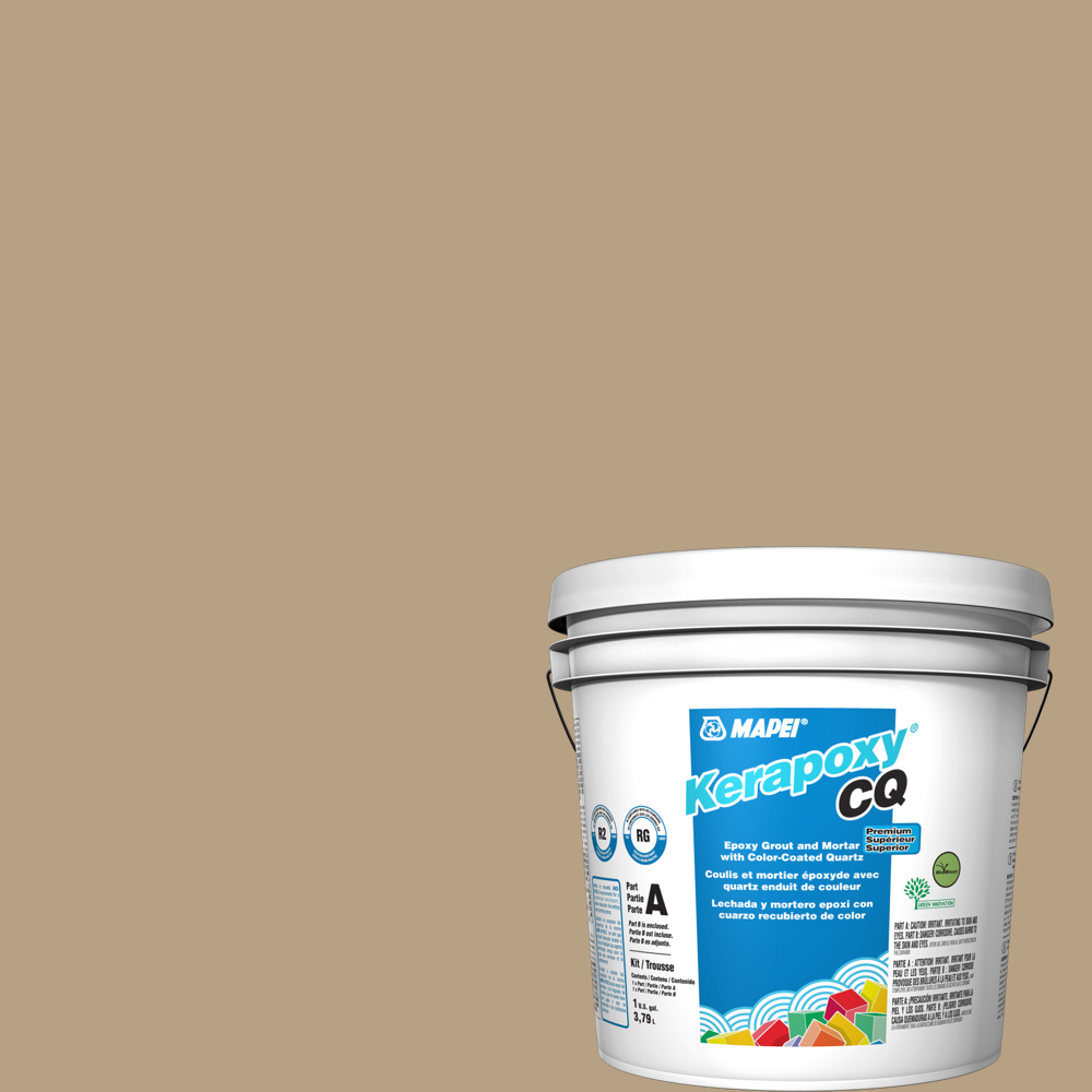 Kerapoxy CQ Premium Epoxy Grout with Color-Coated Quartz - #44 Pale Umber - 3.79 L