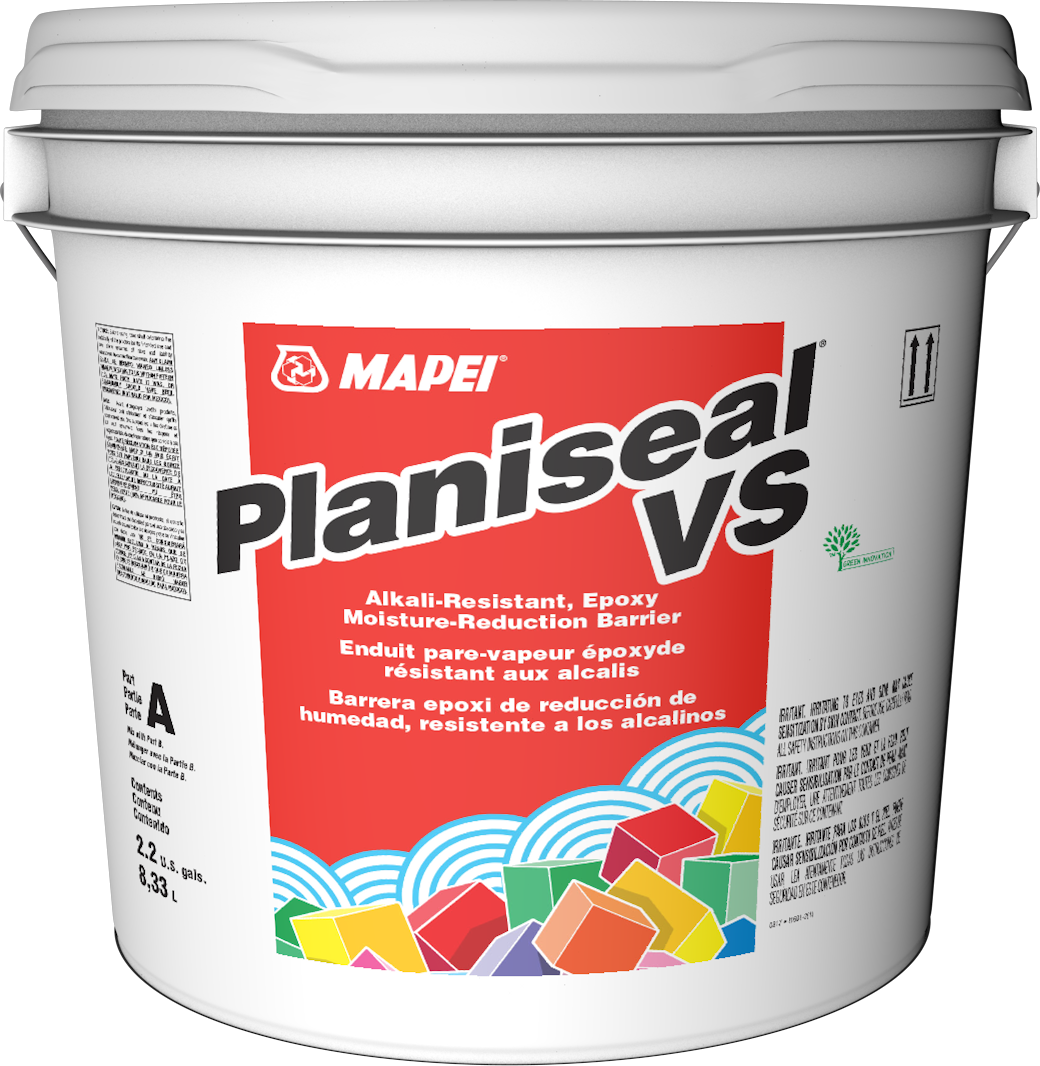 Moisture Reduction Barrier Planiseal VS Alkali-Resistant Epoxy Part A Pail 8.33 L