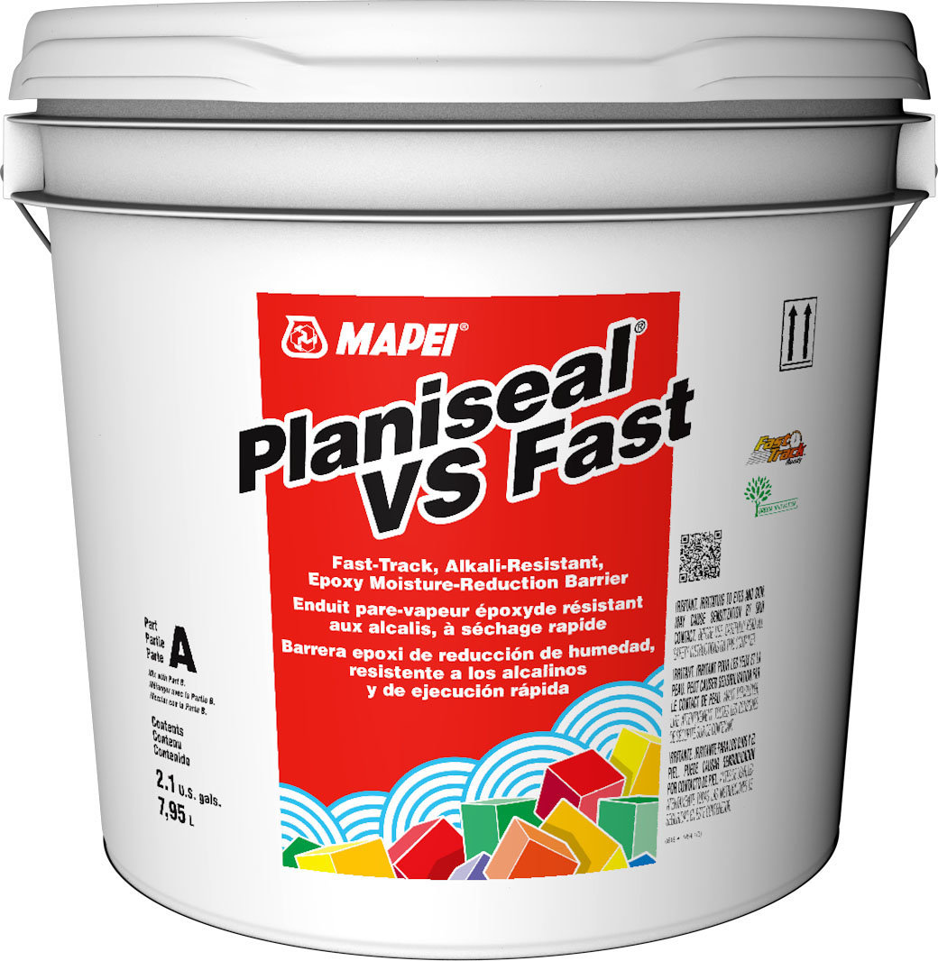 Planiseal VS Fast Barrière de réduction de l'humidité époxy résistant aux alcalis partie A Seau de 7.95 L