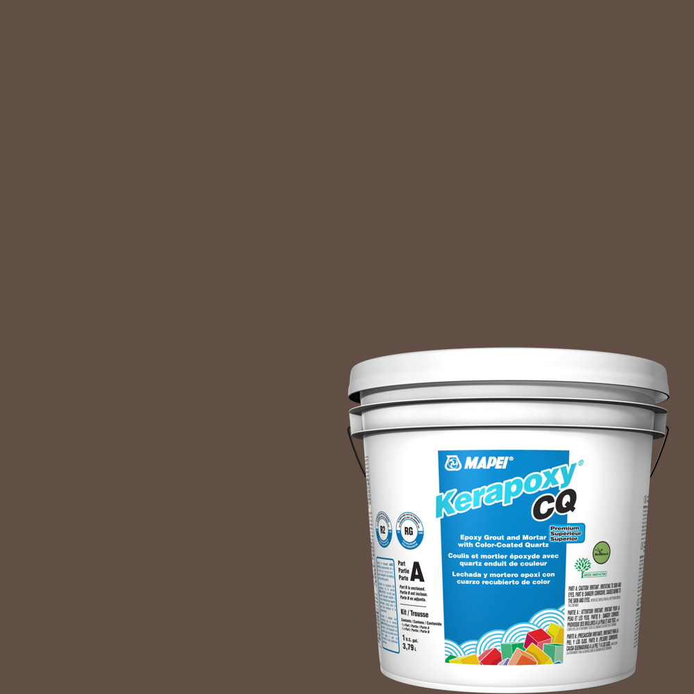 Kerapoxy CQ Premium Epoxy Grout with Color-Coated Quartz - #79 Cocoa - 3.79 L