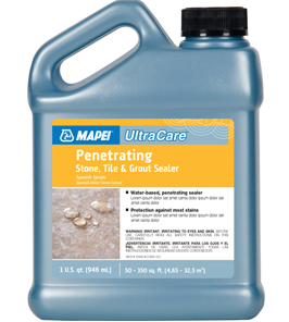 Mapei - UltraCare Penetrating Stone, Tile & Grout Sealer - 946 ML ...