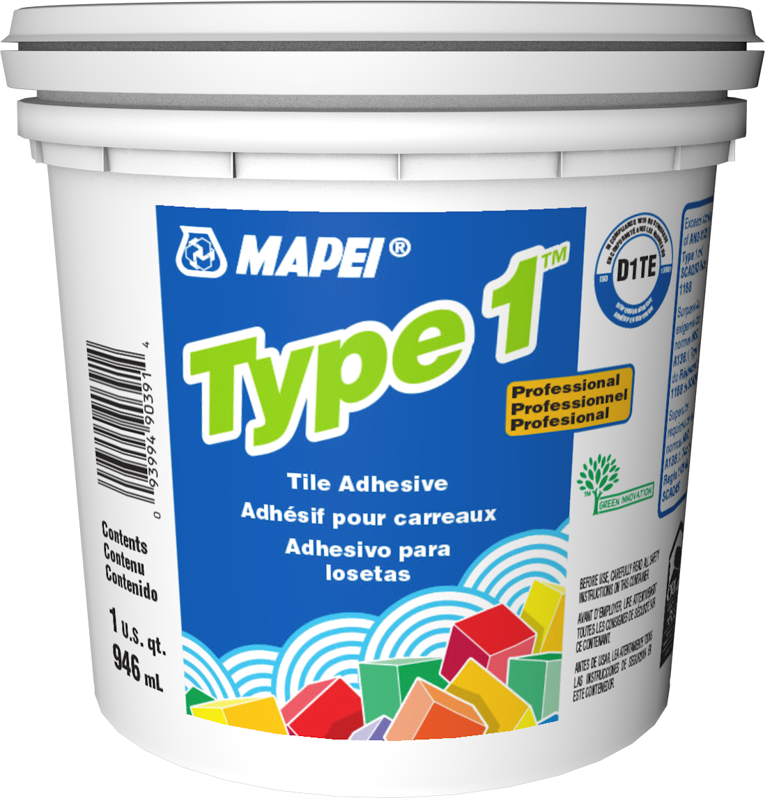 Type 1 Premium Tile Adhesive 946 ml