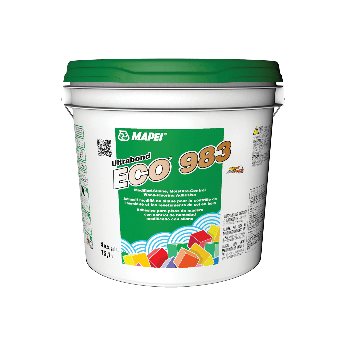Ultrabond ECO 983 Adhésif modifié au silane pour le contrôle de l'humidité et les revêtements de sol en bois Adhesive - 15.1 L