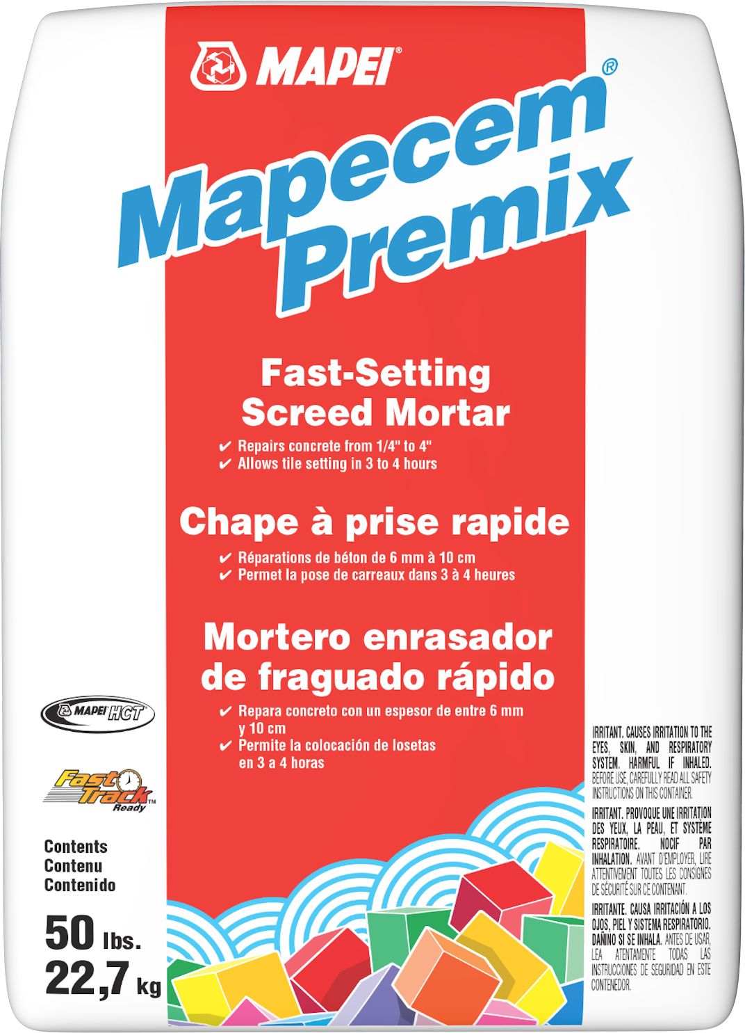 Mapecem Premix Fast-Setting Screed Mortar - 50 lb