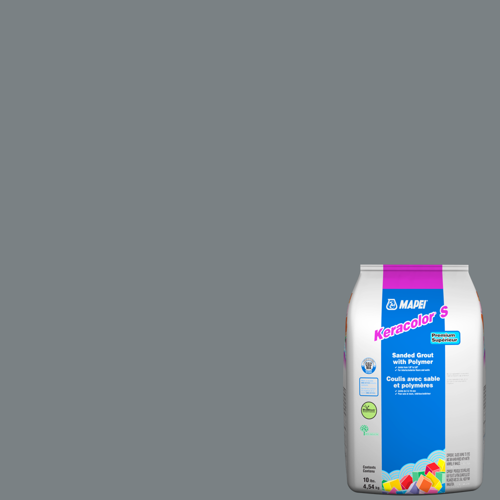 Keracolor S Sanded Grout with Polymer #19 Pearl Grey 10 lb