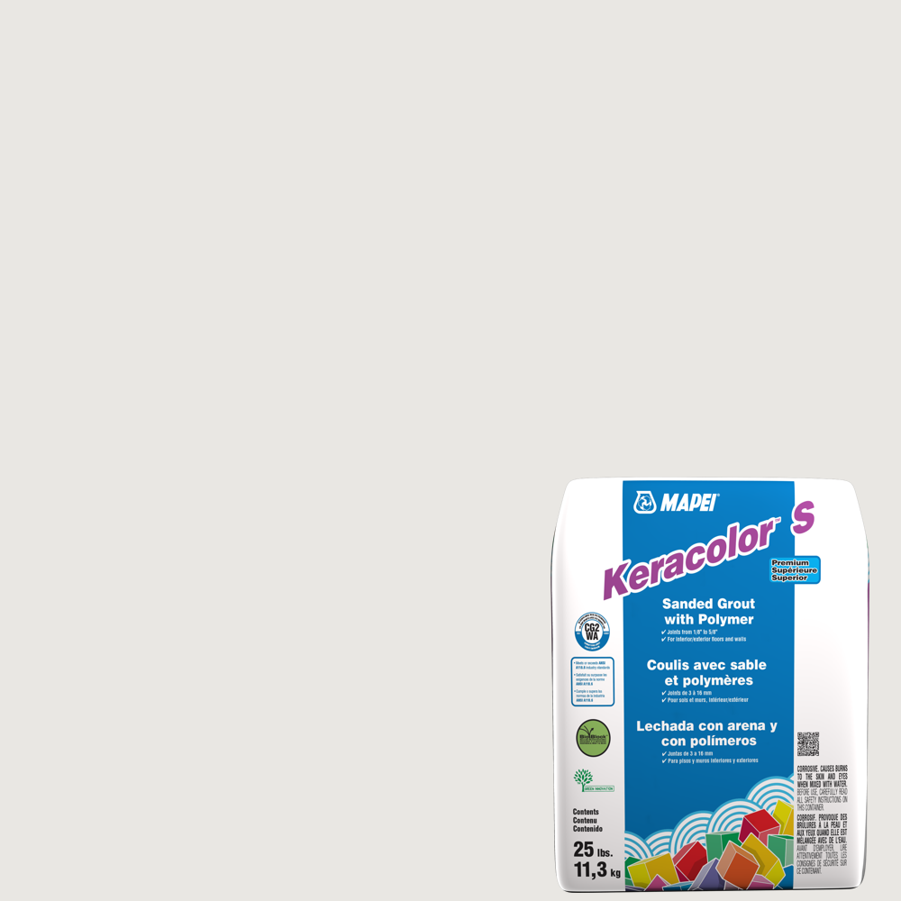 MAPEI Keracolor S 25-lb Avalanche Sanded Grout MAPEI Keracolor S 25-lb Avalanche Sanded Grout