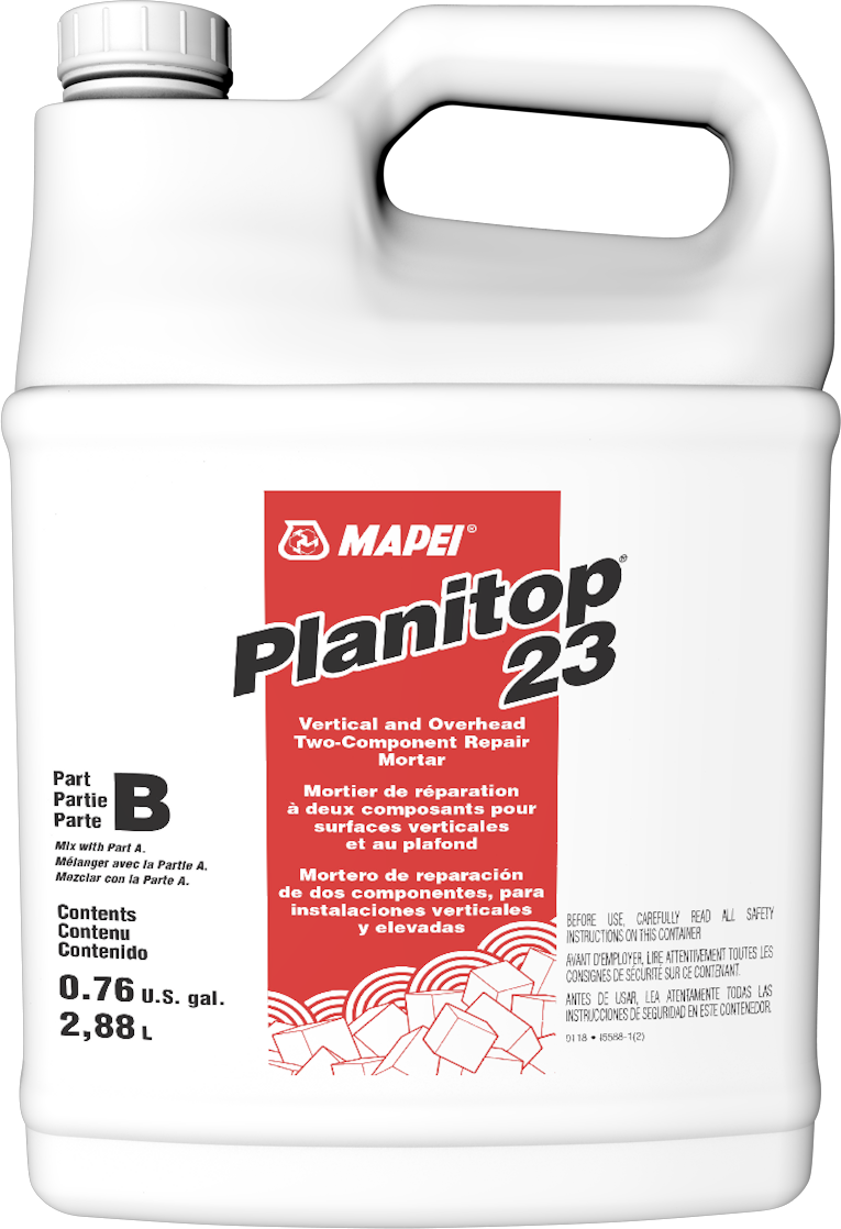 Planitop 23 Mortier de réparation pour surfaces verticales et plafonds Partie B - 2.88 L