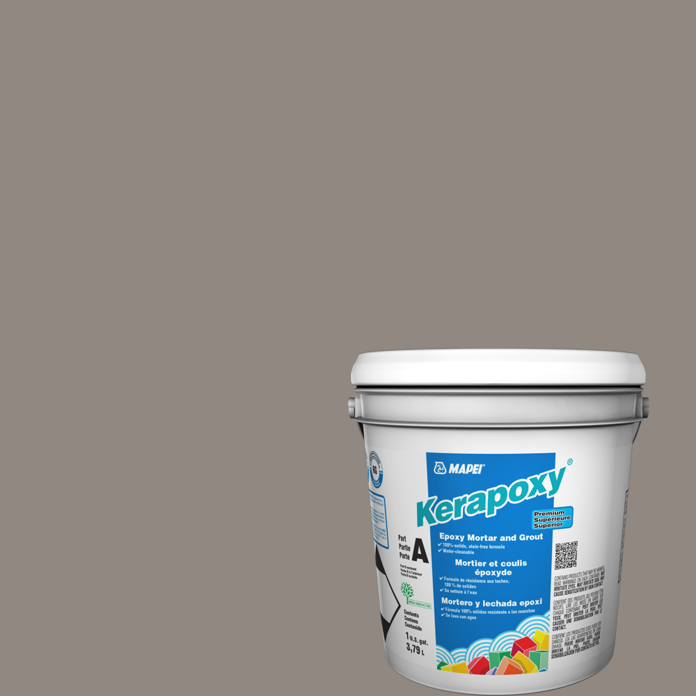 Kerapoxy Kit Premium Epoxy Grout #02 Pewter 3.79 L