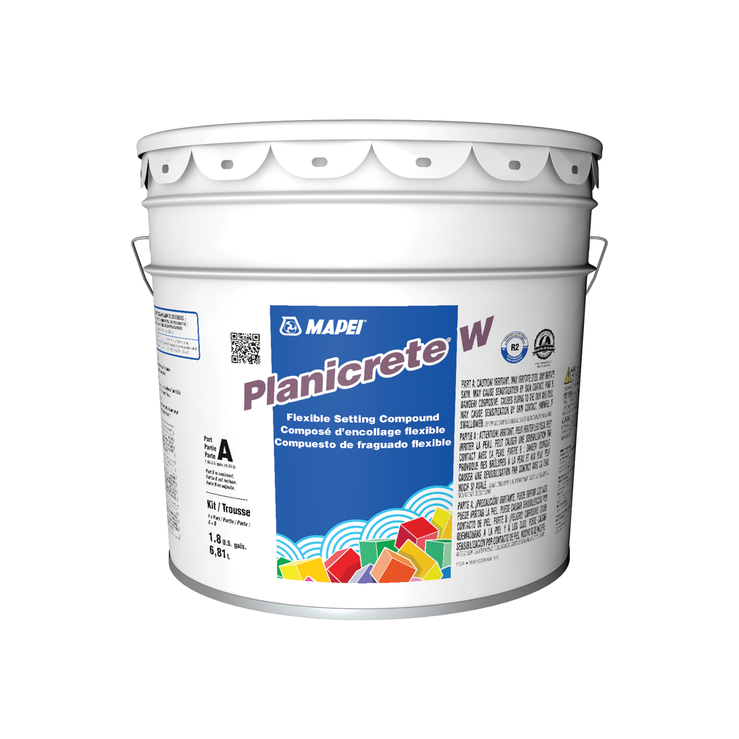Planicrete W Flexible Setting Compound Part A 6.81 L