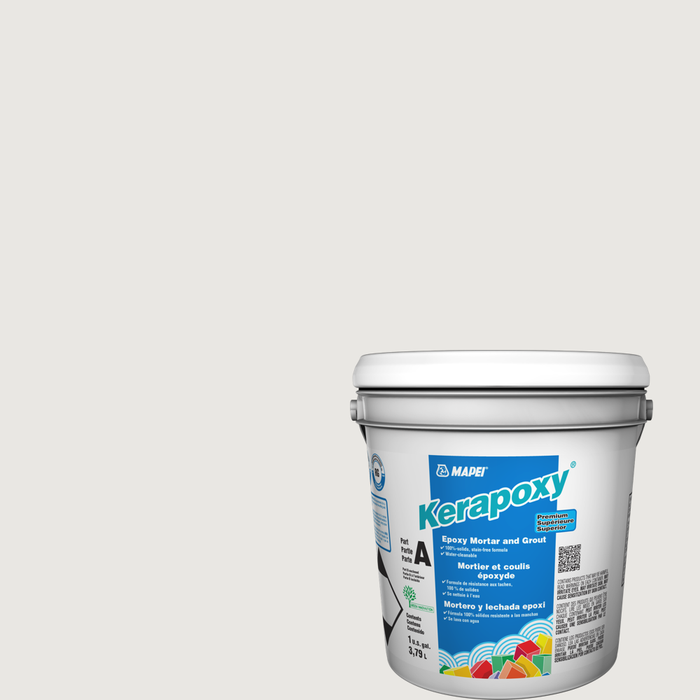 Kerapoxy Kit Premium Epoxy Grout #38 Avalanche 3.79 L