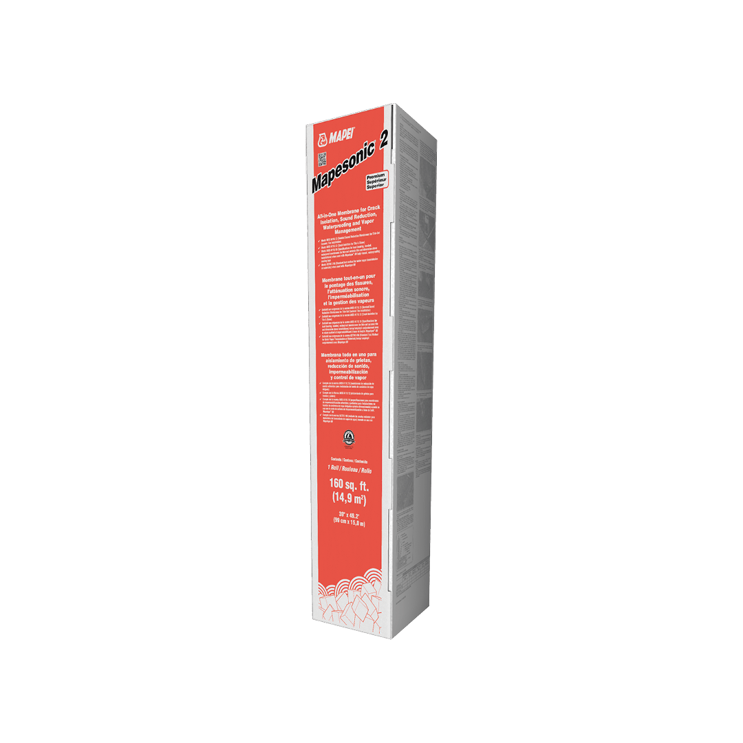 Mapesonic 2 Sous-couche acoustique Tout-en-un 39" x 49.2' - 1.93 mm (160 pi²)