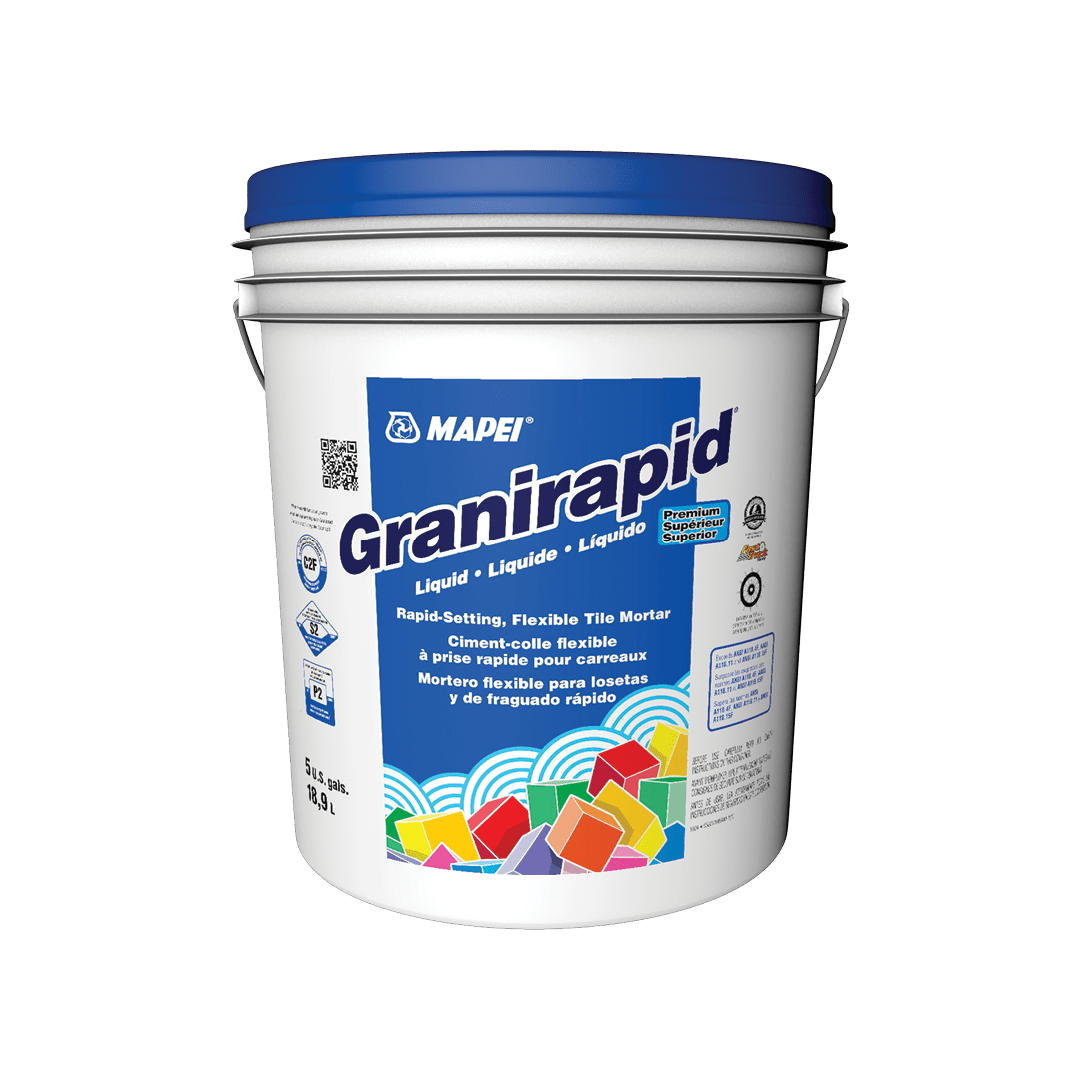 Granirapid Ciment-colle flexible pour carreaux en deux parties, Liquide - 18.9 L