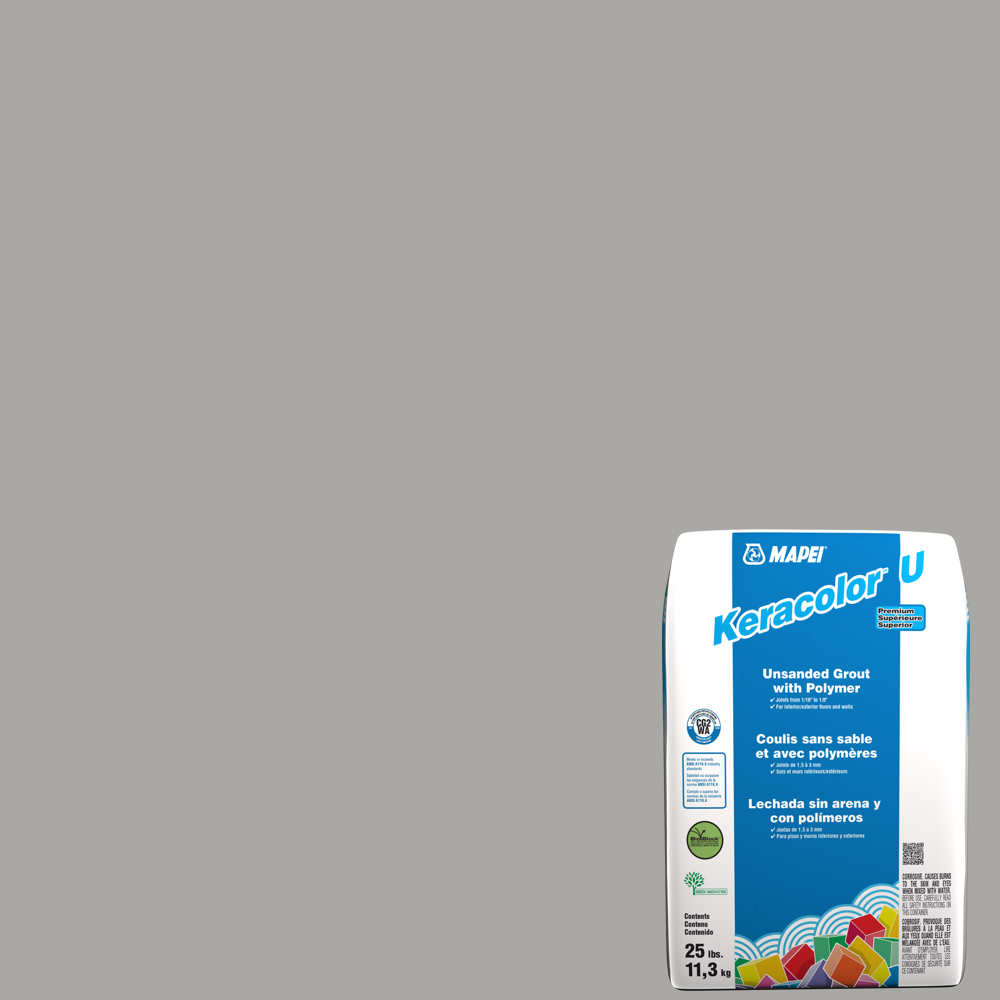 Keracolor U Unsanded Grout with Polymer #27 Silver 10 lb