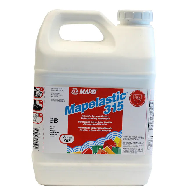 Mapelastic 315 Cement-Based Crack Isolation & Waterproofing Membrane Latex 7.57 L