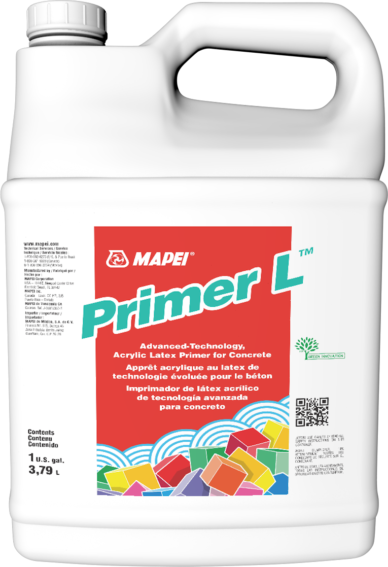 Primer L Advanced-Technology Acrylic Latex Primer for Concrete - 3.79 L