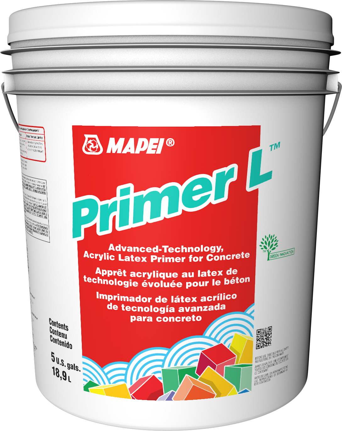 Primer L Advanced-Technology Acrylic Latex Primer for Concrete - 18.9 L