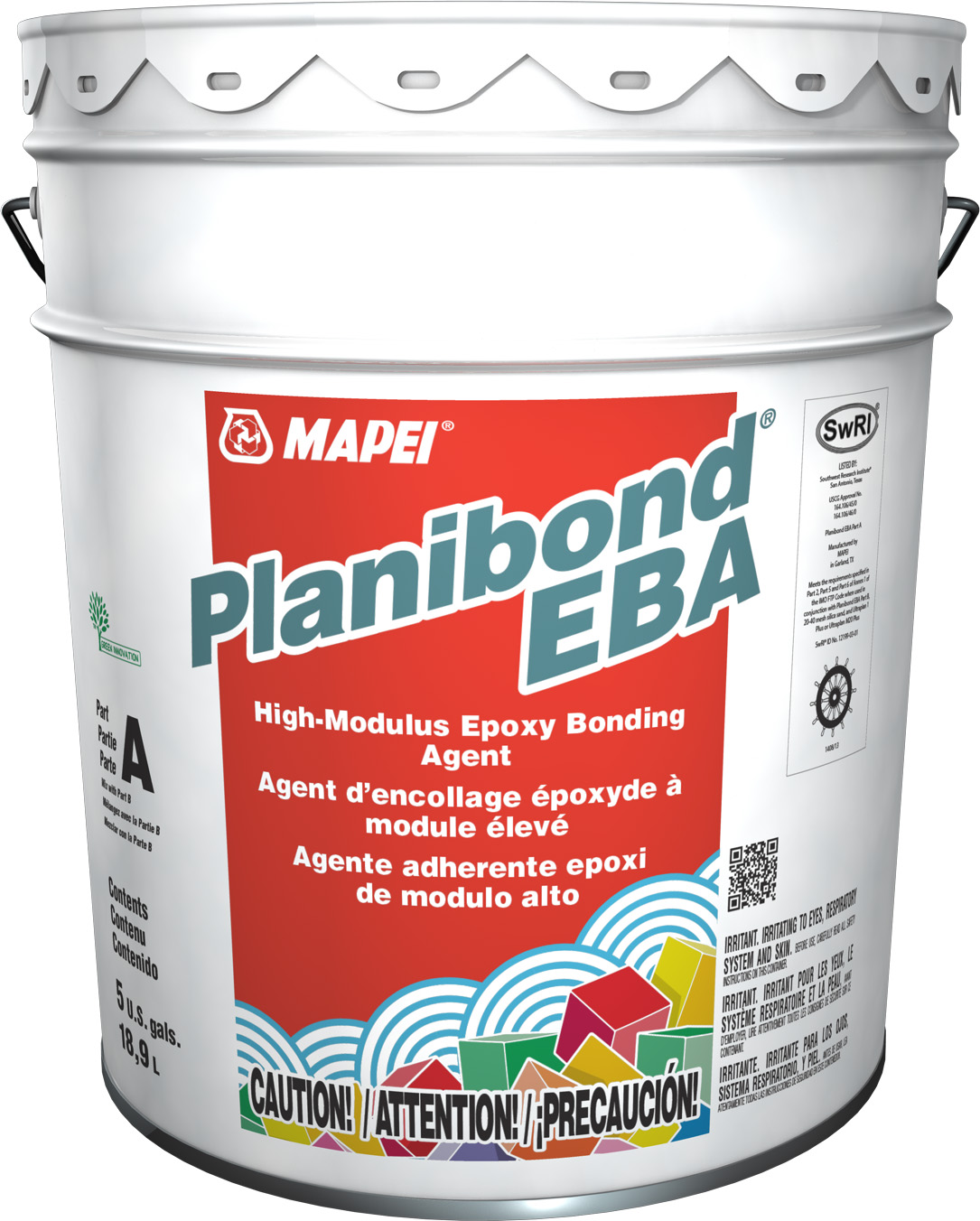 Mapei Planibond EBA HighModulus Epoxy Bonding Agent Part A 18.9 L