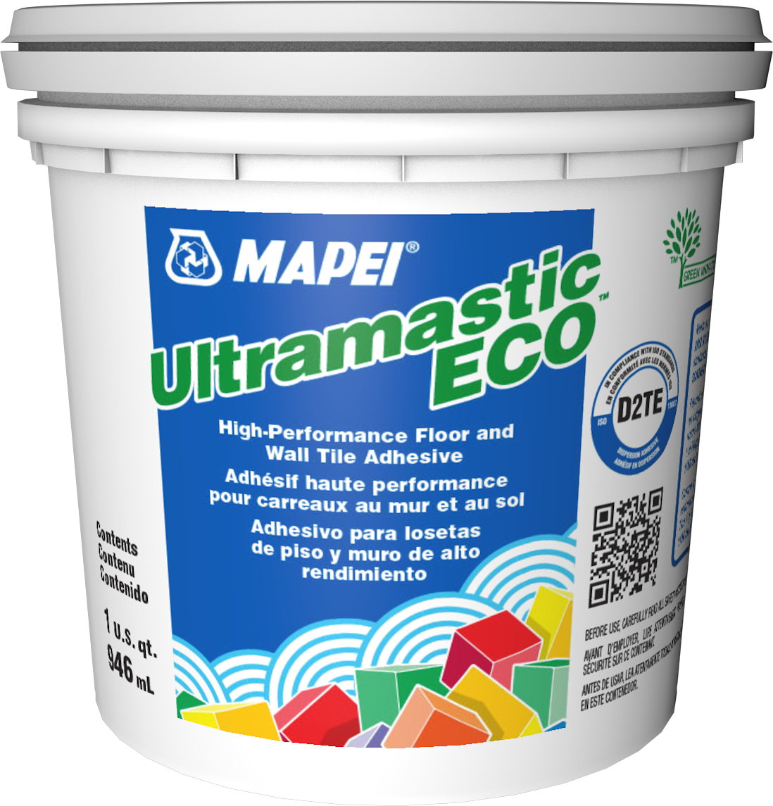 Ultramastic ECO HighPerformance Floor & Wall Tile Adhesive 946 ml