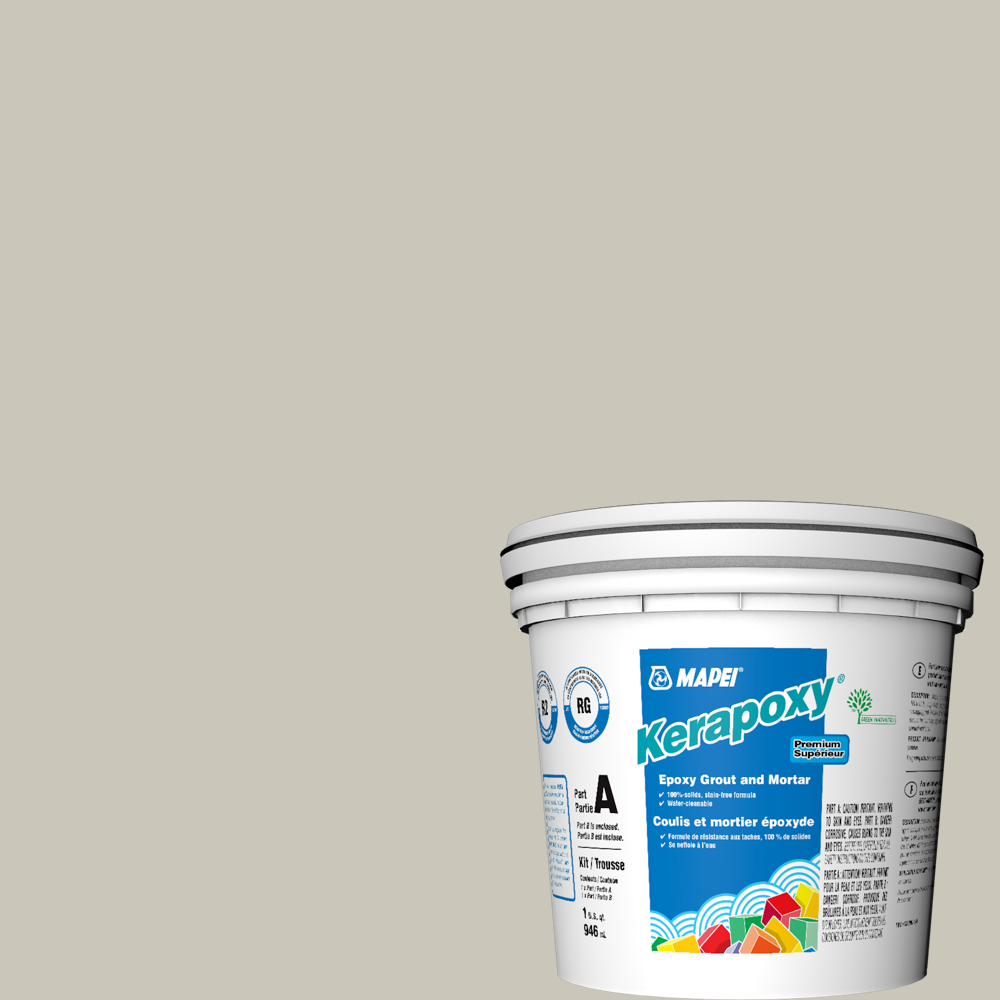 Kerapoxy Kit Premium Epoxy Grout #01 Alabaster 946 ml