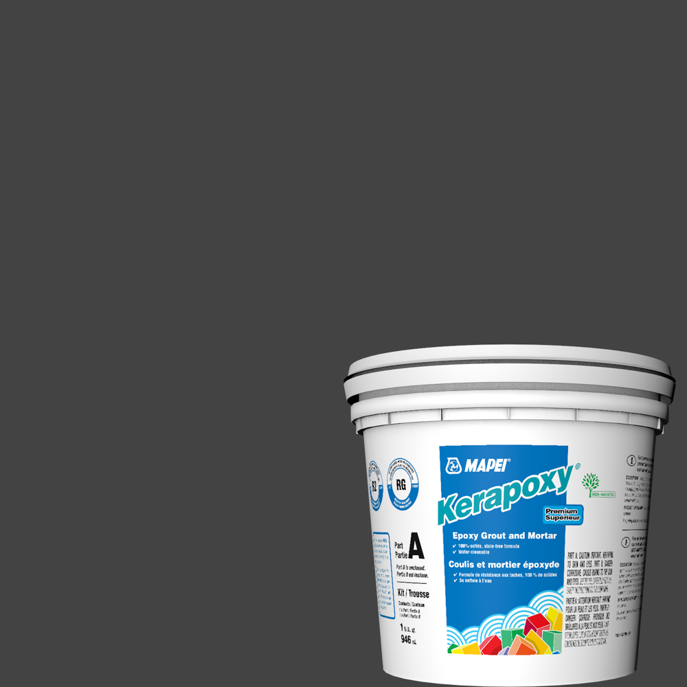 Kerapoxy Kit Premium Epoxy Grout #10 Black 946 ml