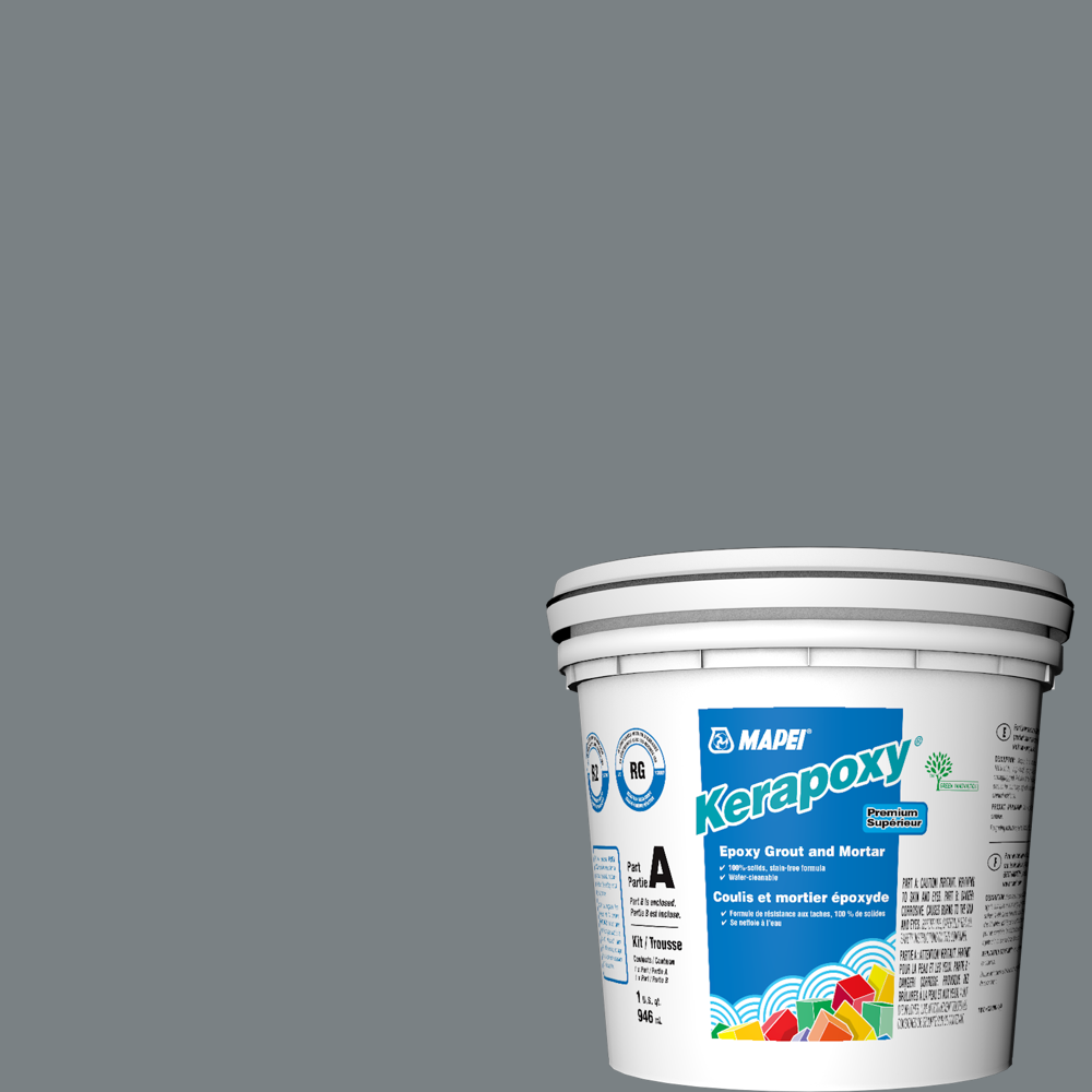Kerapoxy Kit Premium Epoxy Grout #19 Pearl Grey 946 ml