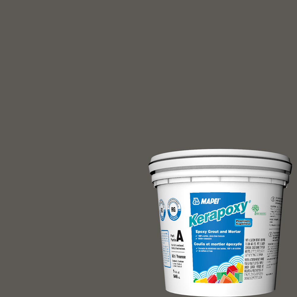 Kerapoxy Kit Premium Epoxy Grout #47 Charcoal 946 ml