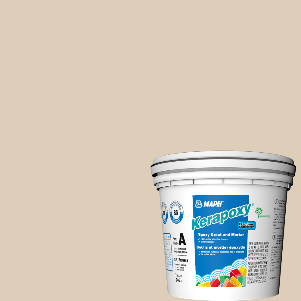Kerapoxy Kit Premium Epoxy Grout #49 Light Almond 946 ml